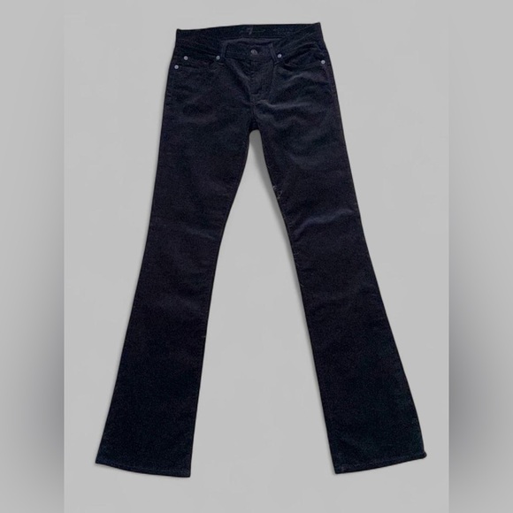 🇺🇸 MADE IN USA 7 For All Mankind Velvet Lisha skinny bootcut jeans - Picture 3 of 8